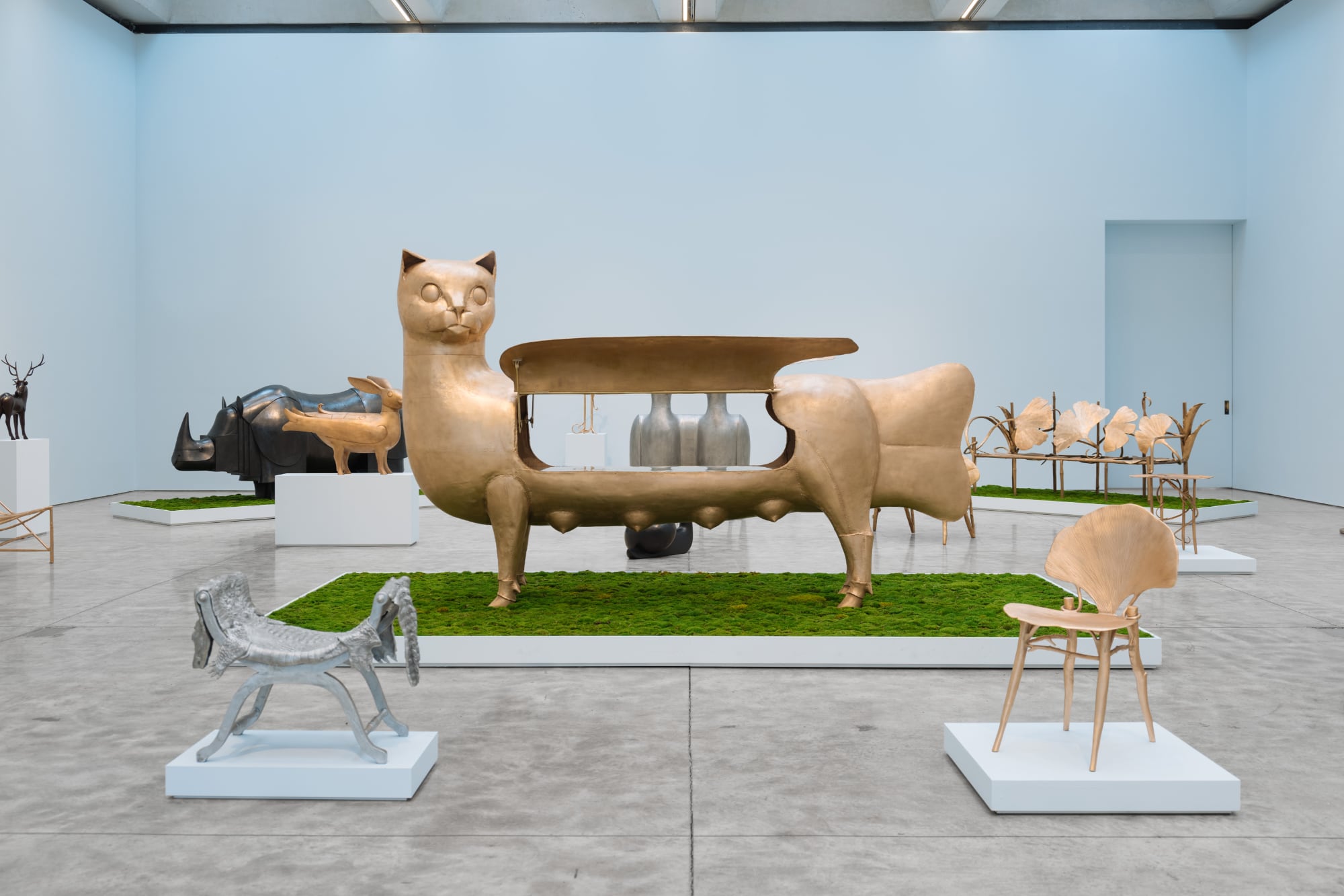 In ‘Zoophites,’ Les Lalanne Hybridize Beasts and Botany into Functional Sculptures